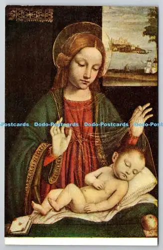 R765146 Milano R Pinacoteca di Brera La Madonna col Bambino Dormiente Bergognone