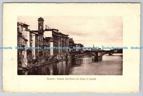 R763510 Firenze Veduta dell Arno Col Ponte S Trinita S T A