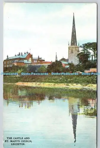 R765202 Leicester The Castle and St Mary Church The W P B Series