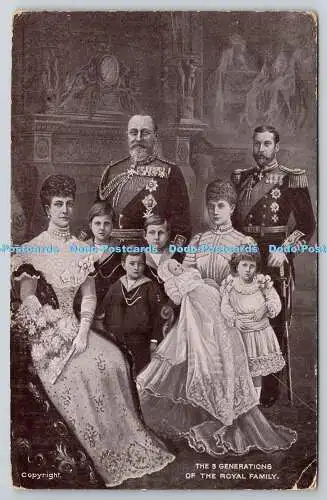 R765212 Die 3 Generationen der königlichen Familie PM Cheltenham 1908