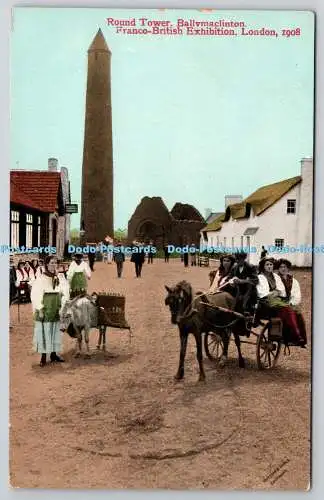 R765222 London Franco British Exhibition Round Tower Ballymaclinton Valentine Se