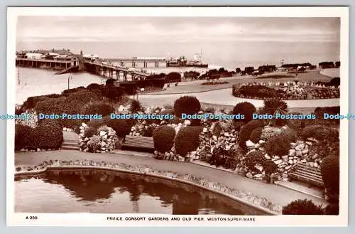 R763570 Weston Super Mare Prince Consort Gardens and Old Pier H J Series