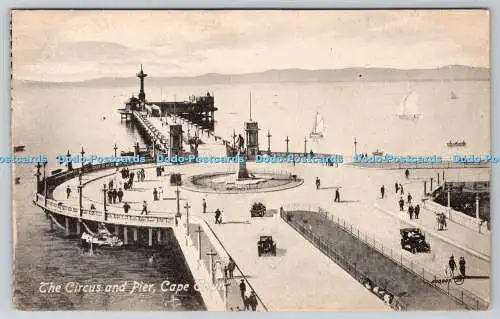 R763574 Cape Town The Circus and Pier The Valentine British Manufacture