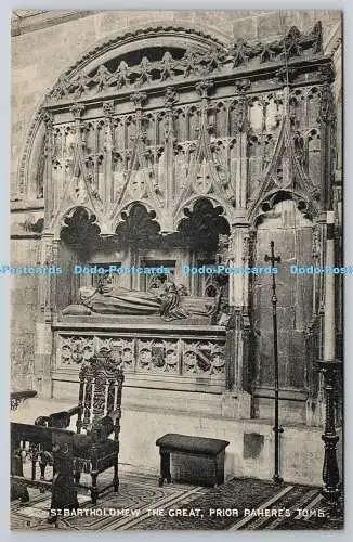 R765246 St Bartholomew The Great Prior Rahere Tomb The London Stereoscopic Serie