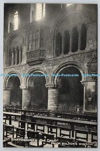 R765247 St Bartholomew The Great Prior Bolton Window The London Stereoscopic Ser