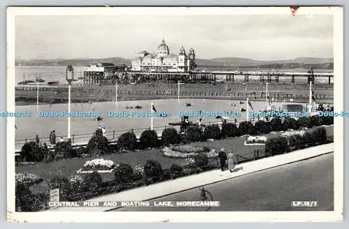 R763579 Morecambe Central Pier and Boating Lake Lansdowne London PM Windermere W