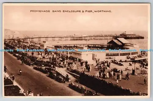 R763590 Worthing Promenadenband Gehäuse und Pier E T W Dennis britischer Hersteller