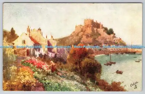 R763597 Jersey Mount Orgueil Castle Tuck Oilette 7319 Henry B Wimbush A and C Bl