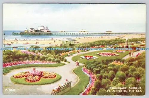 R763609 St Annes on the Sea Promenade Gardens Valentine Art Farbe Brian Gerald