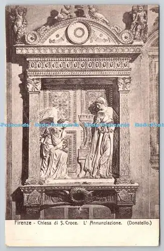 R765373 Firenze Chiesa di S Croce L Annunziazione Donatello