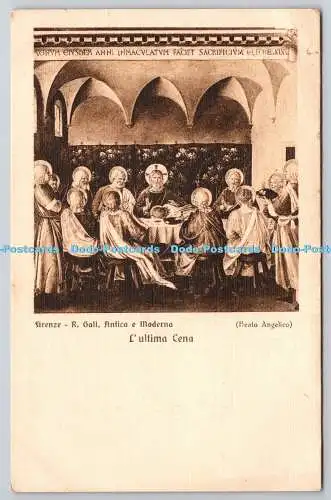 R765400 Firenze R Gall Antica e Moderna L Ultima Cena Beato Angelico Brunner Com