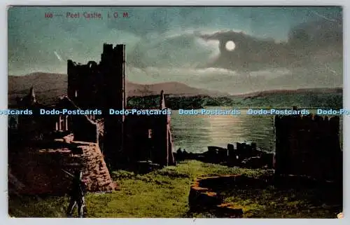 R763741 I O M Peel Castle Postkarte