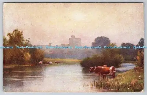 R763808 Windsor Castle C W Faulkner London Series No 530B B D Sigmund 1905