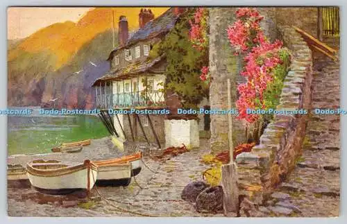 R765481 Clovelly Crazy Kate Cottage A Vivian Mansell London E W Haslehust