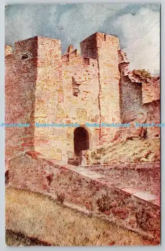 R765491 C I Jersey Mont Orgueil Castle Queen Elizabeth Gate Charles Paine Series