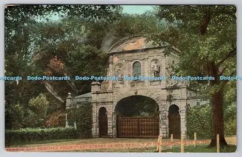 R763820 Temple Bar 1878 aus der Fleet Street entfernt und an seinem heutigen Standort wieder aufgebaut