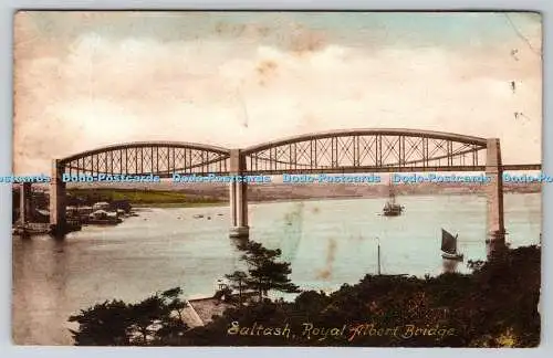 R763834 Saltash Royal Albert Bridge F Frith Reigate No 22478