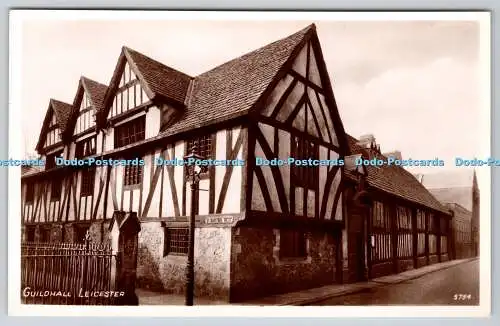 R763845 Leicester Guildhall R A Postkarte London RP