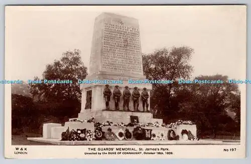 R763849 St James Park The Guards Memorial enthüllt vom Herzog von Connaught W an