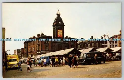 R763859 Chesterfield The Market Place Printed in Great Britain