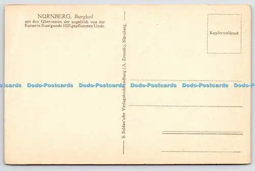 R763876 Burghof Nürnberg Mit Den Uberresten der Angebote Von Der Kaiserin Kunig