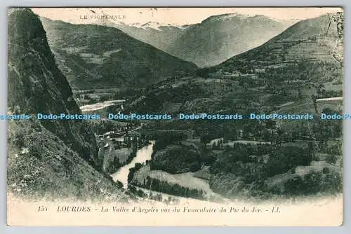 R763882 Lourdes La Vallee d Argeles Vue du Funtculaire du Pic Du Jer Le Vignemal