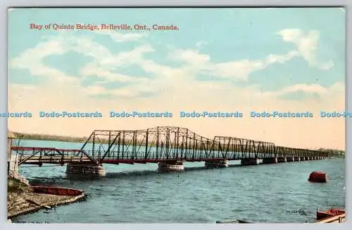 R763896 Belleville Ont Canada Bay of Quinte Bridge Valentine