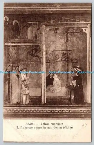 R765576 Assisi Chiesa Superiore S Francesco Resuscita una Donna Giotto