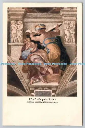 R765580 Roma Cappella Sistina Sibilla Libica Michelangelo O Dittmann A Frisch