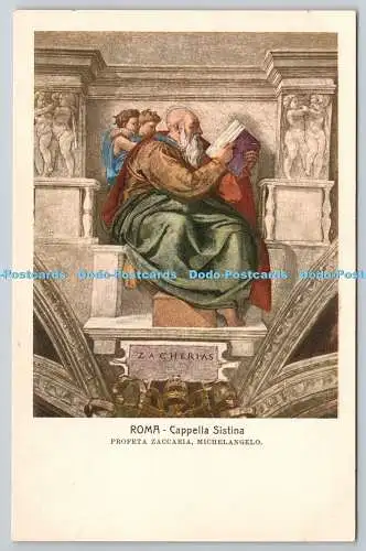 R765581 Roma Cappella Sistina Profeta Zaccaria Michelangelo O Dittmann A Frisch