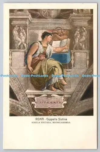 R765582 Roma Cappella Sistina Sibilla Eritrea Michelangelo O Dittmann A Frisch