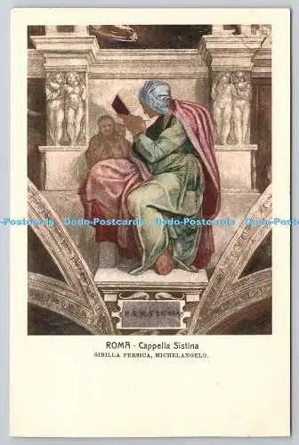 R765583 Roma Cappella Sistina Sibilla Persica Michelangelo O Dittmann A Frisch