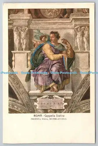 R765585 Roma Cappella Sistina Profeta Isaia Michelangelo O Dittmann A Frisch