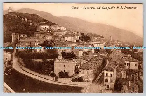 R763916 Assisi Panorama dal Campanile di S Francesco L Vignati