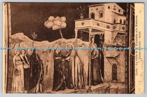 R763931 Giotto La Visita di S Elisabetta Alla Madonna Chiesa Inferiore Assisi Al