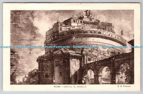 R763986 Roma Castel S Angelo G B Piranesi Danesi