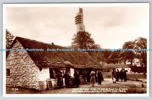 R763989 Scotland Post Office and Tower The Clachan Empire Exhibition Valentine R