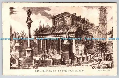 R763994 Roma Basilica Di S Lorenzo Fuori Le Mura G B Piranesi Danesi