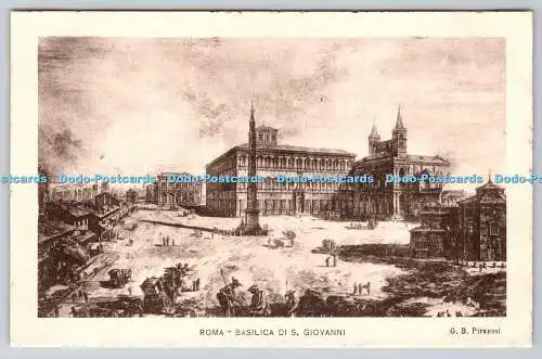 R764000 Roma Basilica Di S Giovanni G B Piranesi Danesi