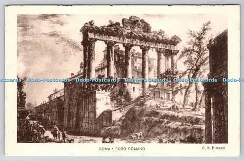 R764019 Roma Foro Romano G B Piranesi Danesi