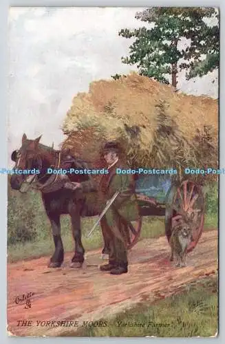 R765689 The Yorkshire Moors Yorkshire Farmer Tuck Oilette 7558 A und C schwarz PM