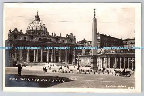 R764031 Roma Piazza e Basilica Di S Pietro Civicchioni Chiavari