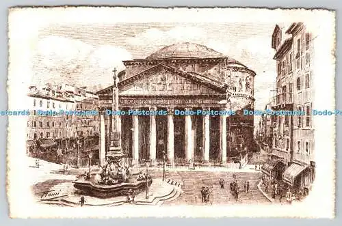 R764045 Roma Pantheon Di Agrippa E V R IPACT Flami