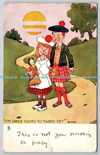 R765726 I m Ower Young to Marry Yet Burns Tuck Highland Laddie Serie 1361 1903