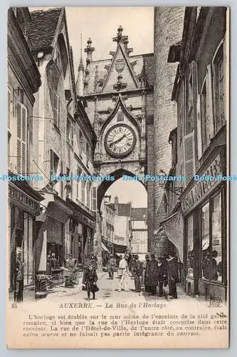 R765749 Auxerre La Rue de l Horloge ND Phot Anciens Etab Neurdein Et Cie