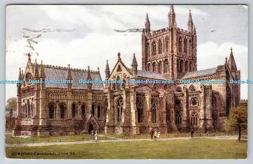 R764091 Hereford Cathedral From N E J Salmon Sevenoaks