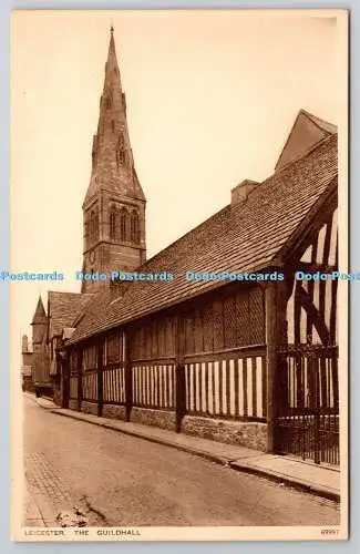 R765801 Leicester The Guildhall Photochrom London Tunbridge Wells