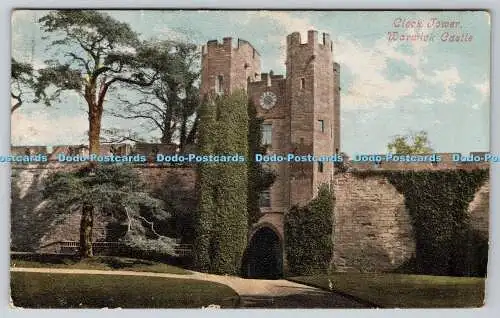 R764169 Warwick Castle Clock Tower Valentine Series