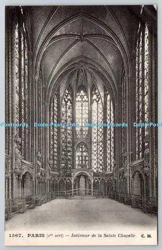 R765876 Paris Interieur de la Sainte Chapelle C M