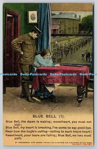 R765892 Blue Bell Bamforth Holmfirth England New York Serie Nr 4780 1